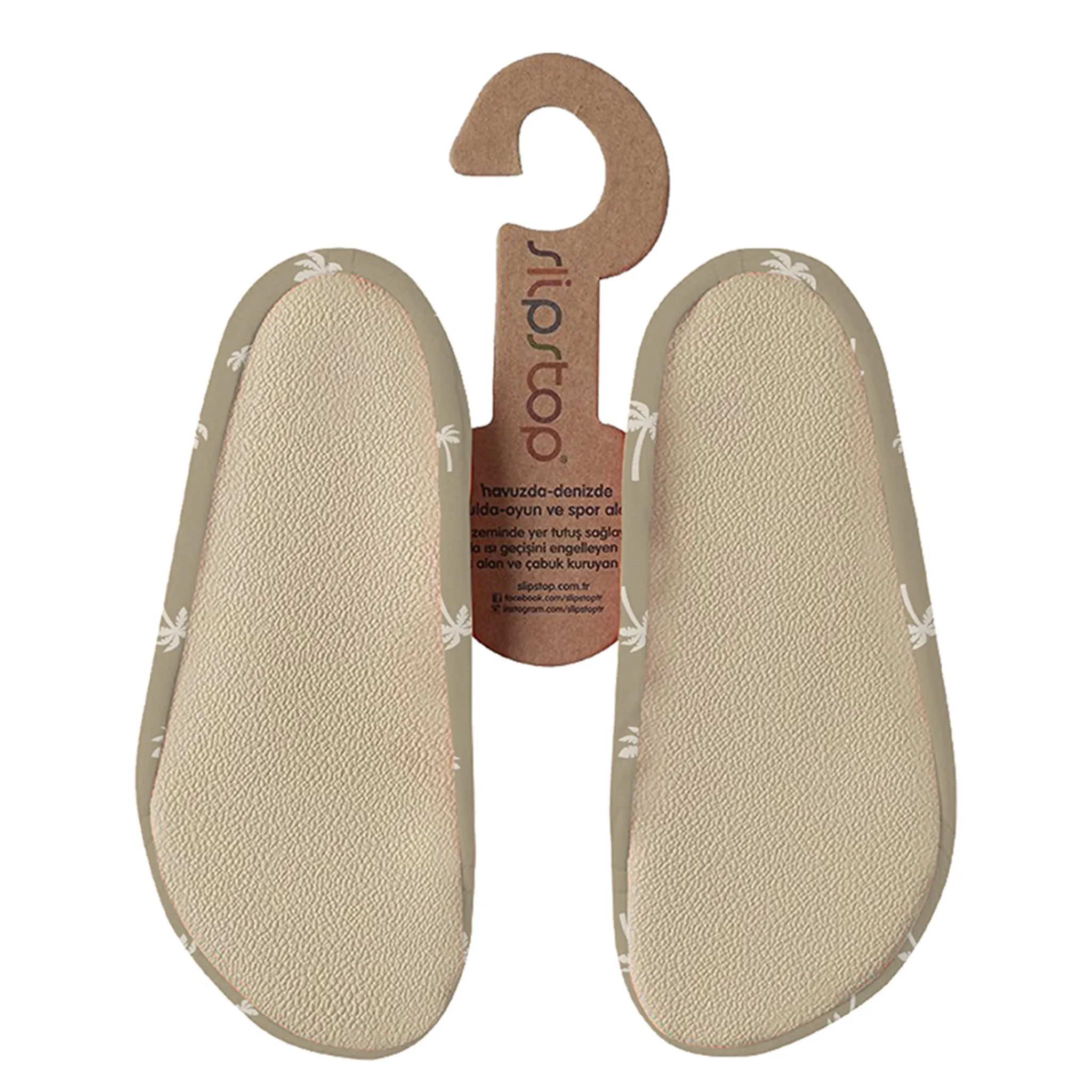 Slipstop Palms Sand Slippers Sizes 18-27