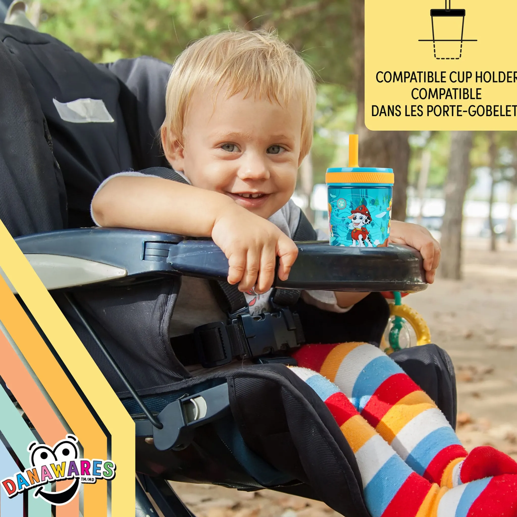 Kids Danawares Paw Patrol Tumbler With Straw