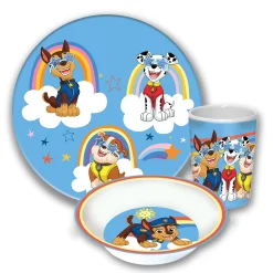 Kids Danawares Tableware|Plates & Placemats>3pcs Set Paw Patrol