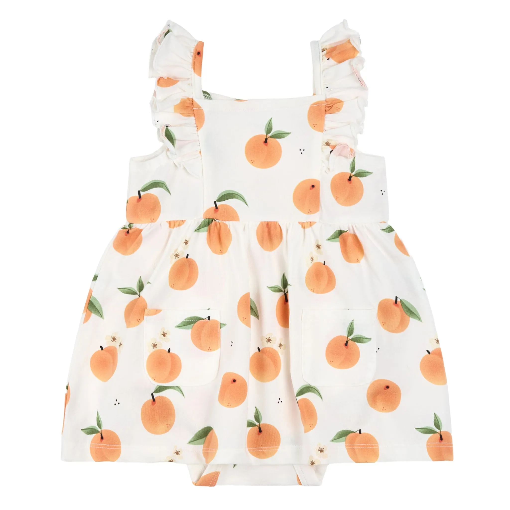 Firsts par Petit Lem Peaches Dress 3-24m