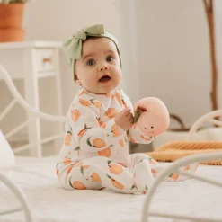 Firsts par Petit Lem Peaches Pajamas 0-12m