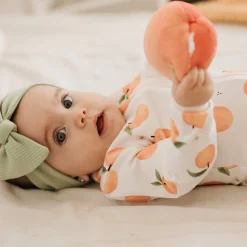 Firsts par Petit Lem Peaches Pajamas 0-12m