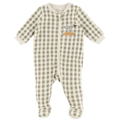 BOY Bebe Confort Peas Gingham Pajamas 0-30m