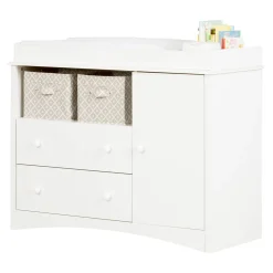 South Shore Changing Tables>Peek-a-boo Changing Table - Pure White