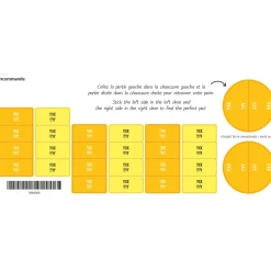 Kids Clement - Impressions Peel And Stick Name Labels Mini - Yellow