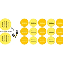 Kids Clement - Impressions Peel And Stick Name Labels Mini - Yellow