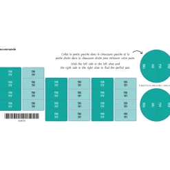 Kids Clement - Impressions Peel And Stick Name Labels Mini - Turquoise