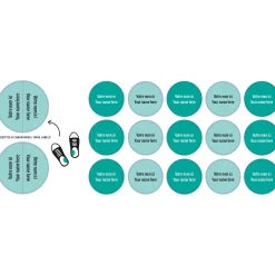 Kids Clement - Impressions Peel And Stick Name Labels Mini - Turquoise