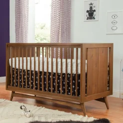 Babyletto Cribs & Mattresses|Cribs & Mattresses>Peggy Mid-Century 3-in-1 Convertible Crib - Walnut