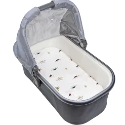 Kushies Percale Bassinet Sheet - Suns