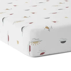 Kids Kushies Sheets|Bedding>Percale Crib Sheet - Suns