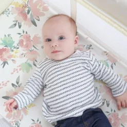 Kids Kushies Percale Playard Sheet - Flowers