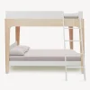 Oeuf Twin, Full & Queen Beds>Perch Bunk Bed Full - Natural/ White