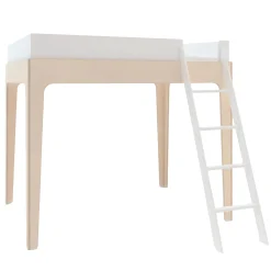 Oeuf Perch Double Loft Bed - Natural/ White
