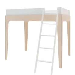 Oeuf Perch Double Loft Bed - Natural/ White