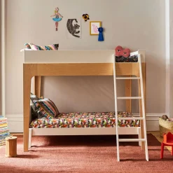 Oeuf Perch Double Loft Bed - Natural/ White
