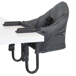 Guzzie + Guss High Chairs & Booster Seats|High Chairs & Booster Seats>Perch Hanging Table Chair Booster Seat - Charcoal