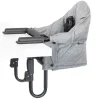 Guzzie + Guss High Chairs & Booster Seats|High Chairs & Booster Seats>Perch Hanging Table Chair Booster Seat - Salt And Pepper