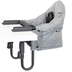Guzzie + Guss High Chairs & Booster Seats|High Chairs & Booster Seats>Perch Hanging Table Chair Booster Seat - Salt And Pepper