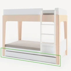 Oeuf Perch Trundle Bed - White