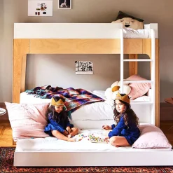 Oeuf Perch Trundle Bed - White