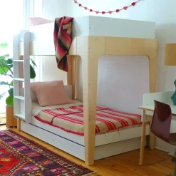 Oeuf Perch Trundle Bed - White