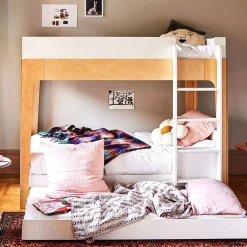 Oeuf Perch Trundle Bed - White