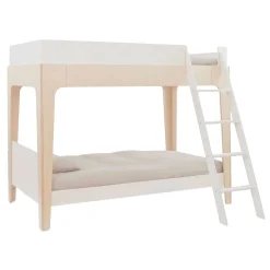 Oeuf Perch Twin Bunk Bed - Natural/ White