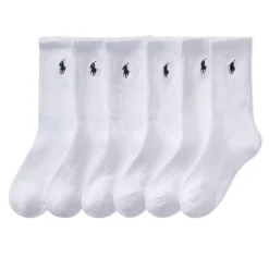 Kids/BOY Polo Ralph Lauren Socks|Underwear & Socks>Performance Crew Socks (6) 2-4y