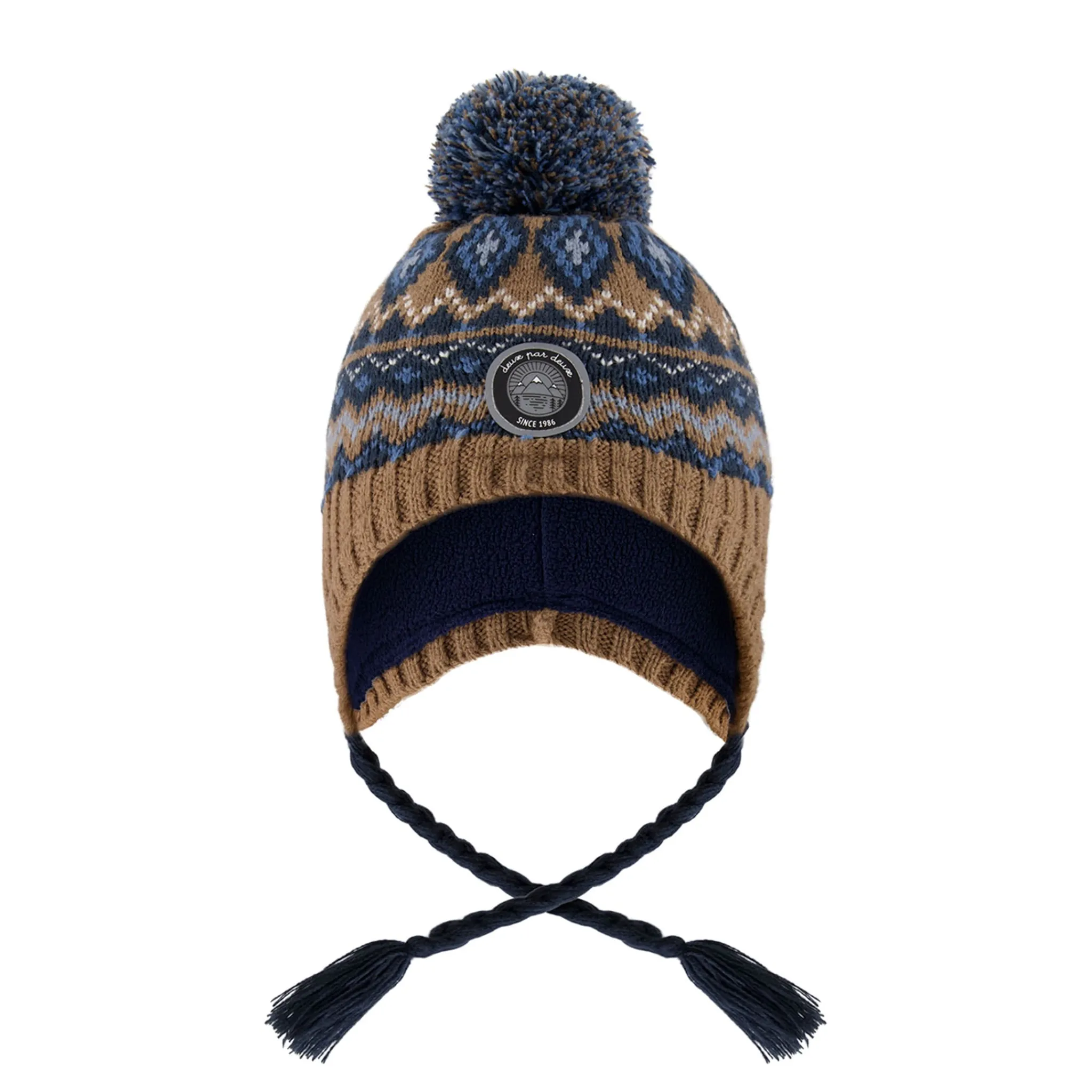 BOY Deux par Deux Peruvian Knit Hat 6-24m