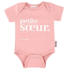 Bedaine Love Bodysuits>Petite Soeur Bodysuit 0-12m