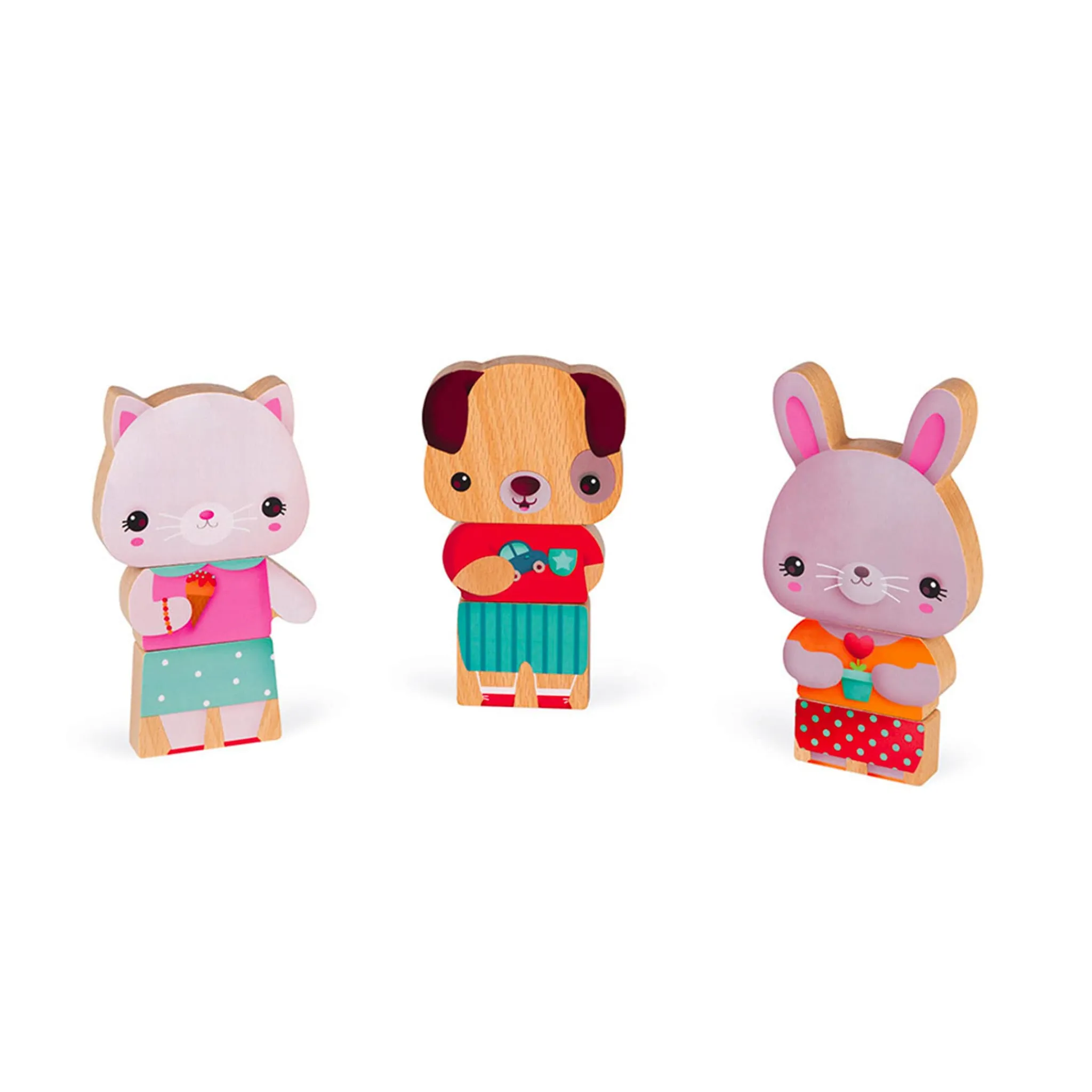 Kids Janod Wooden Toys|Puzzles>Pets Magnetic