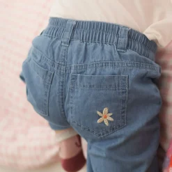 Kids Chat Botte Picnic Chambray Pant 2-8y