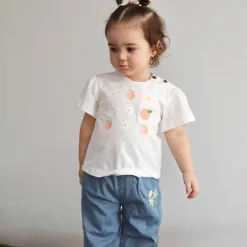Chat Botte Pants>Picnic Chambray Pants 3-24m