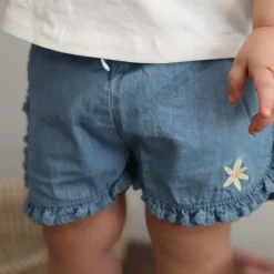 Chat Botte Picnic Chambray Shorts 3-24m