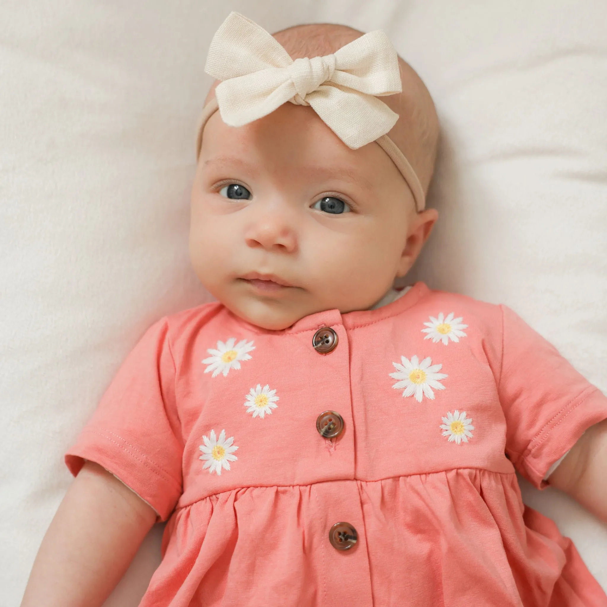 Chat Botte Dresses, Skirts & Outfits>Picnic Coral Dress 3-24m