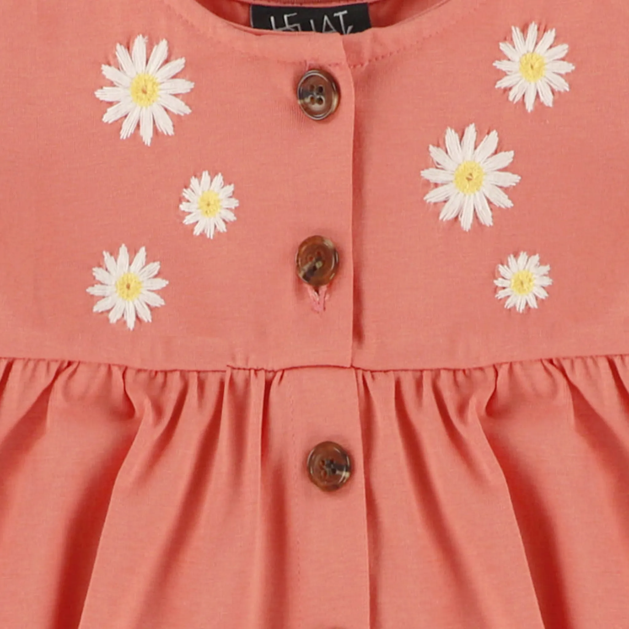 Chat Botte Dresses, Skirts & Outfits>Picnic Coral Dress 3-24m