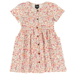 Kids Chat Botte Dresses & Rompers>Picnic Flowers Dress 2-8