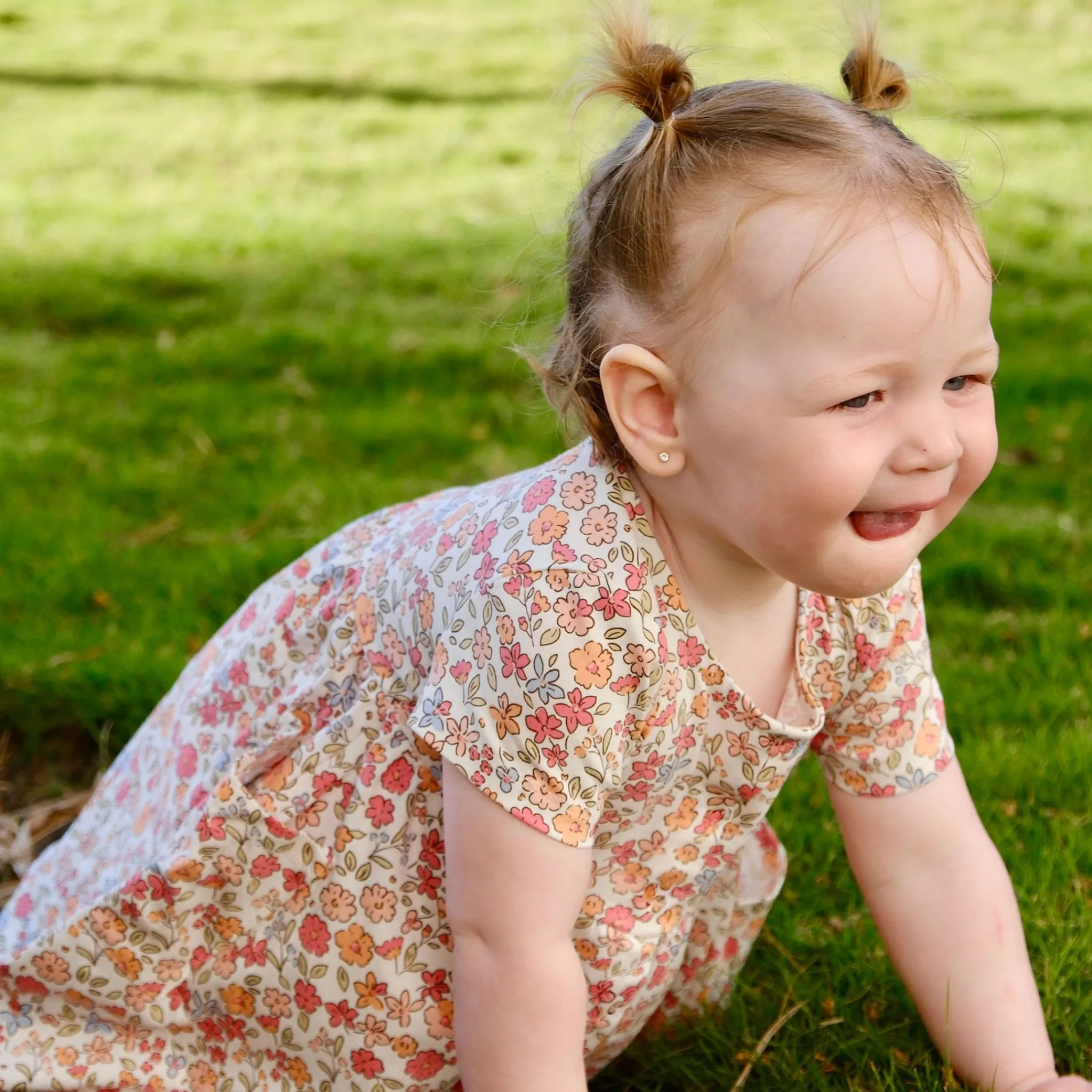 Chat Botte Dresses, Skirts & Outfits>Picnic Flowers Dress 3-24m