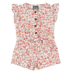 Chat Botte Rompers & Jumpsuits>Picnic Flowers Romper 3-24m