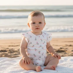 Chat Botte Picnic Romper 3-24m