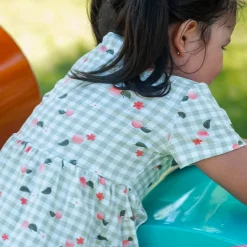 Kids Chat Botte Picnic Peaches Dress 2-8