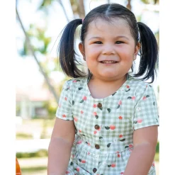 Kids Chat Botte Picnic Peaches Dress 2-8