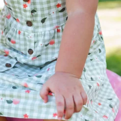 Kids Chat Botte Picnic Peaches Dress 2-8