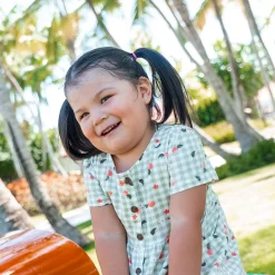 Kids Chat Botte Picnic Peaches Dress 2-8