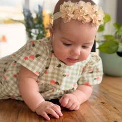 Chat Botte Picnic Peaches Dress 3-24m