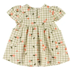 Chat Botte Picnic Peaches Dress 3-24m