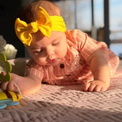 Chat Botte Picnic Striped Dress 3-24m