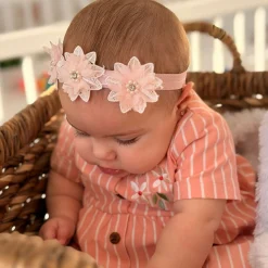 Chat Botte Picnic Striped Dress 3-24m