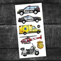 Kids Pico Tatouages Temporary Tattoos|Diy & Activities>Pico Tattoos - Emergency 911